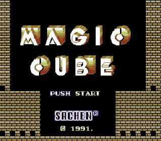Magic Cube (Homebrew) — Title screen